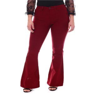 Hyper Stretch Flare Bottom Pants, [NEW]